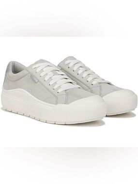 Dr. Scholl’s Time Off Lace Up Platform Sneakers size 9.5 gray white